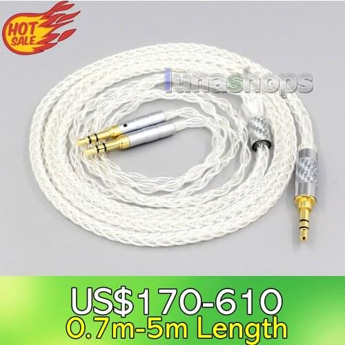 LN007042 Pure Silver Gold Palladium Alloy Headphone Cable For Final Audio D8000 AFDS D8000 pro Kennerton M12S