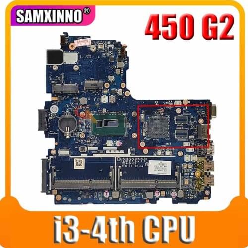 For HP 440 G2 450 G2 Laptop Motherboard ZPL40/ZPL50/ZPL70 LA-B181P 782952-001 With i3-4030u CPU MB 100% Tested Fast Ship