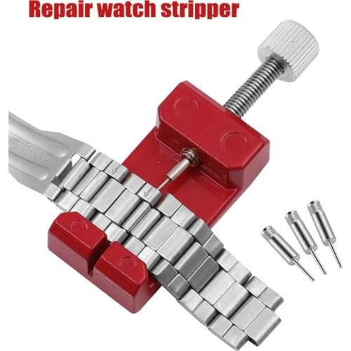 Watches Strap Repair Detaching Device Kits Disassembly Watch Band Opener Adjust Tool With of 3 Extra Pins Watch Sizing Tool
