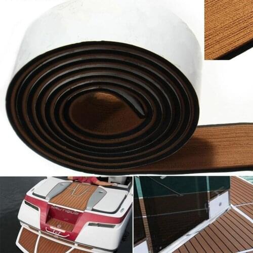 EVA Teak Sheet Car Marine Boat Flooring Non-slip Mat Pad Decking Skid Inflatable Self-Adhesive Boat Anti Yacht H0C4