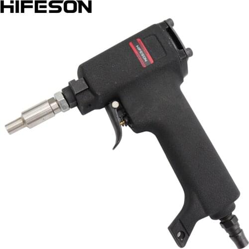 HIFESON Pneumatic Air Nailer Pushpin Gun Tool 7.5mm-19.6mm Nailing Stapler for Furniture Wire Stapler for Wood Sofa woodworking