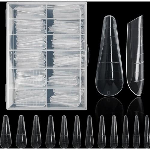 120Pcs/Box Nails Forms For Poly Nail Gel Building Tips Fake Nail Mold Manicure Easy Buider Extension Tools Quick Building Gel,Jk