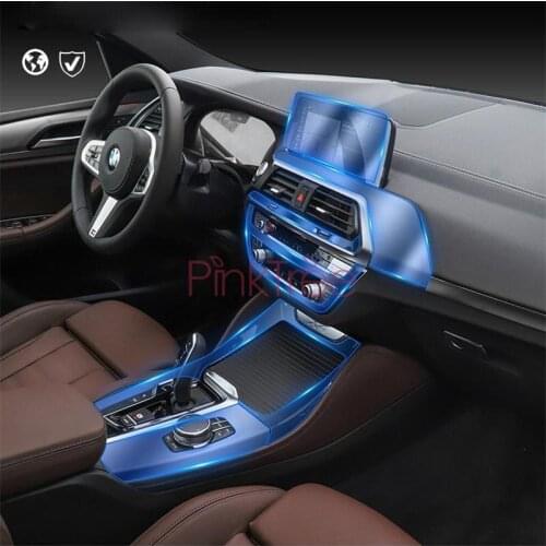 For Bmw X3 X4 F25 F26 G01 G02 2011-2020 Gear Panel Car Interior Dashboard TPU Film Transparent Anti-scratch Protective Film