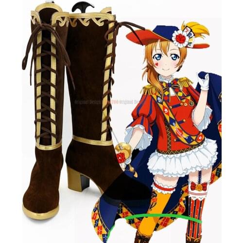 Maki Nishikino Eli Ayase Elli Cosplay Boots Love Live Cosplay Shoes Custom Made Any Size