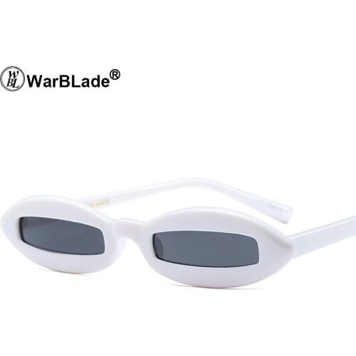 WarBLade Brand Designer Small Oval Frame Sunglasses Women Retro Shade UV400 Sun Glasses For Lady Vintage Gafas Oculos de sol