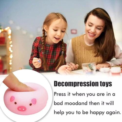 TPR Simulation Piglet Buns Food Steamer Net Red New Music Flour Creative Squeeze Squeeze Product Vent Pig Decompression Q9P8