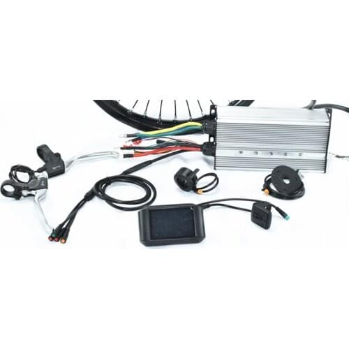 Waterproof connection 24 Mosfets 72v 80A Square Wave Controller With LCD Display 72v 5000w