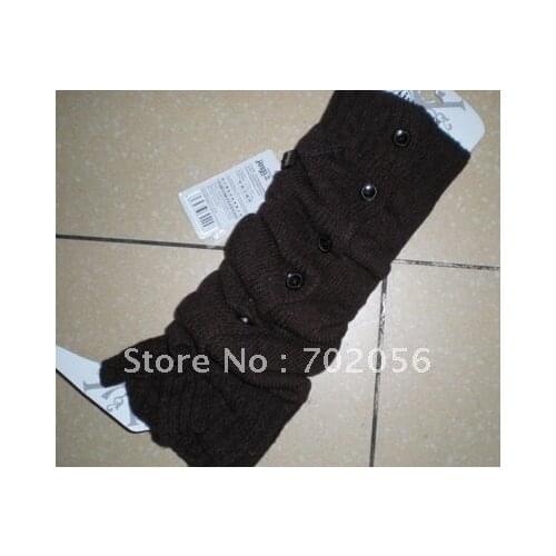 Womens button design knit Leg Warmers Tight 20 pairs/lot mixed #2358
