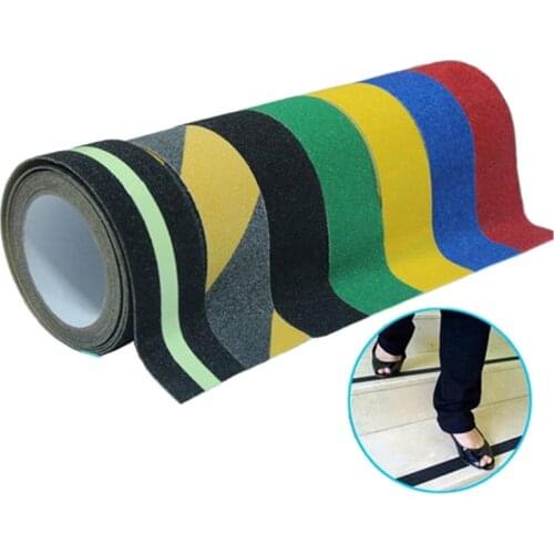 1 Roll 5CM*5M Color Bathroom Stairs Anti-Slip Tapes Corridor Balcony Non-Slip Adhesive Tape Strip For Home Kitchen Bathtub