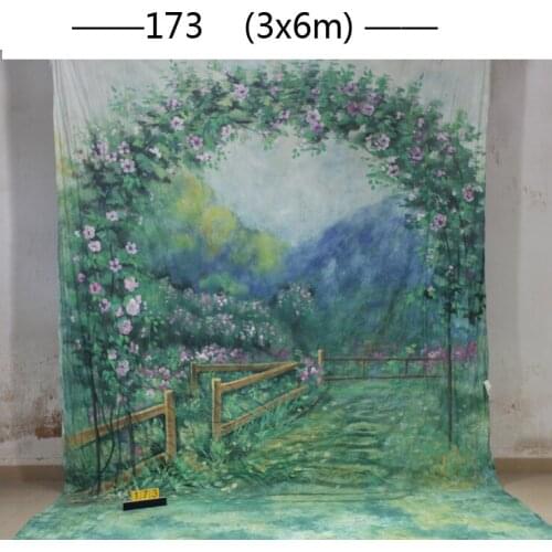 10*20ft Hand Painted Muslin scenic Backdrops for photography,photo studio background backdrop173 , wedding photography backdrops