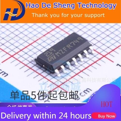 10PCS/LOT ST LM219DT Logo 219 SOP14 Linearity Comparator IC New Original In Stock