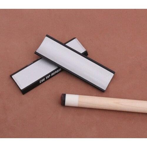 2 in 1 Snooker Billiard Pool Cue Tip Repair Tool Double-faced File