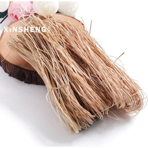 60g Natural Lafite Grass Flower Wrapping Decoration Natural Rabbion DIY Crafts Supply Handmade Gift Packing Material