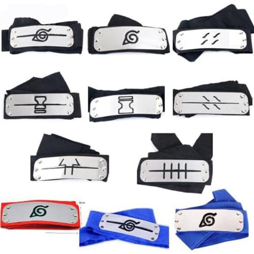 Cosplay Accessories Rebellious headband Guard Anime Cosplay Decoration Props Uchiha Ninja Warrior Belt Flapper Headwear