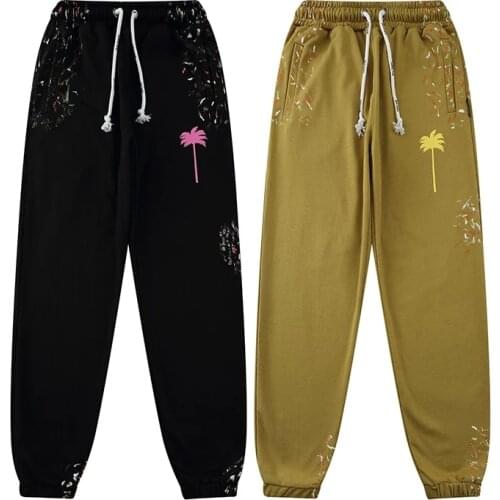 Palm Angels 21SS Logo letters trendy pants for men and women, couple style men Fashion Casual pants