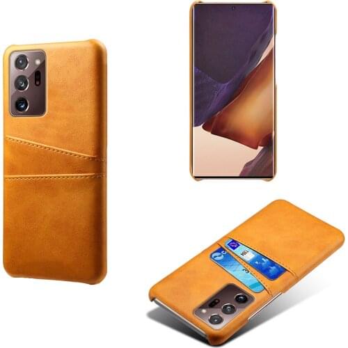 For Samsung Galaxy Note 20 Ultra Case Credit Card Retro PU Leather Case with Card Slots Wallet Cover for Samsung Note 20 Case