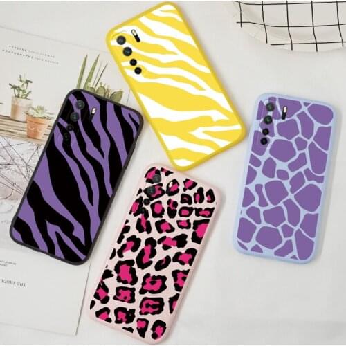 Zebra Leopard Case For Huawei P40 Lite E 5G 4G P Smart Pro 2019 S Y9S Y8P Y7P Y5P Honor 9A 9C 9S 9X Pro Cover TPU Silicone Coque