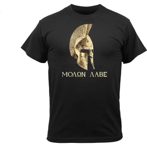 Black Molon Labe Mens Military Printed T-Shirt 61160 Rothco Gift Print T-shirtHip Hop Tee ShirtNEW ARRIVAL tees