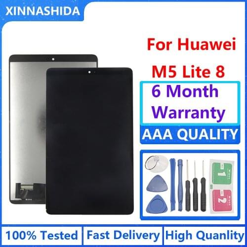 For Huawei Mediapad M5 Lite 8 2019 JDN2-W09 JDN2-AL00 JDN2-L09 LCD Display Touch Screen Digitizer Assembly