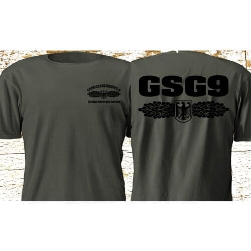 Grenzschutzgruppe 9 Gsg9 German Federal Police Elite Special Forces T Shirt 2019 Fashion Clothes Casual Tops Tee Shirts
