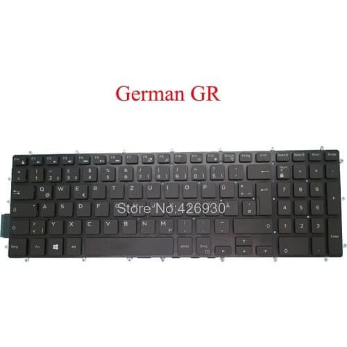 GR Keyboard For DELL For Inspiron 5565 5567 7566 7567 7577 5765 5767 7773 7778 7779 5570 5575 5770 5775 7570 3590 German new