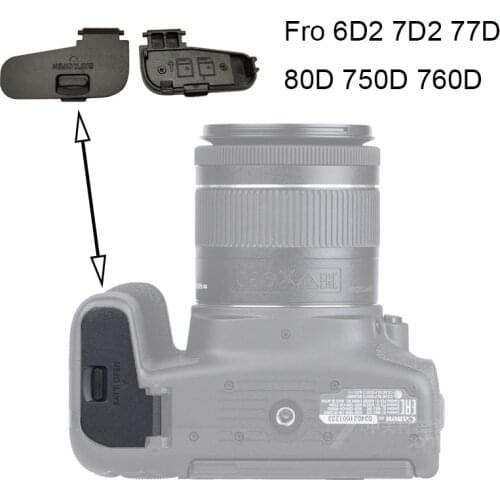 10pcs Battery Door Cover for canon 6D2 7D2 77D 80D 750D 760D Camera Repair