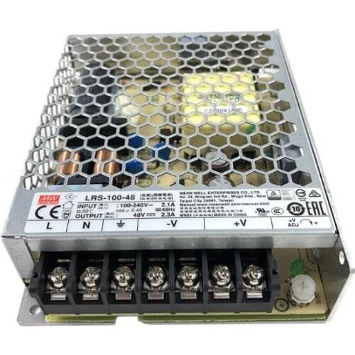 LRS-100-48 MEAN WELL 48V DC 2.3A Switching Power Supply 110.4W