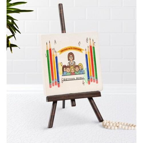 Personalized World best Öğretmeni Şovaleli Natural Taş-19