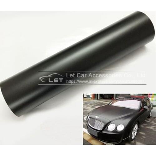 Matt Matte Black Car Auto Body Sticker Decal Self Adhesive Wrapping Vinyl Wrap Sheet Film