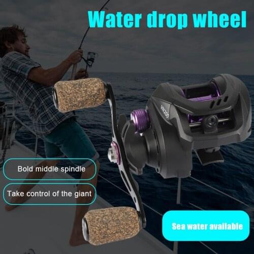 Wholesale Universal Baitcasting Reel Smooth Drops-wheel Fishing Reel N42 Neodymium Magnets Spin Reels 6:5:1 Speed Ratio N66