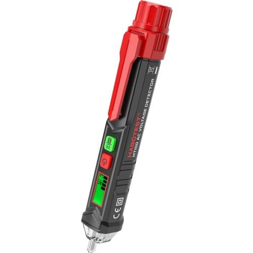 HABOTEST Portable Non-contact AC Voltage Tester Pen Shaped V～Alert Detector with Sound and Light Alarm