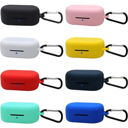 Silicone Case For TOZO T12 Protective Cover With Anti-lost Buckle For TOZO T12 Earphone Accessories Portable Charging Box