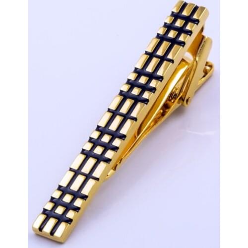 KFLK high-end brand necktie mens suit tie and tie metal clip fashion accessories wedding gift collar new goods free shipping