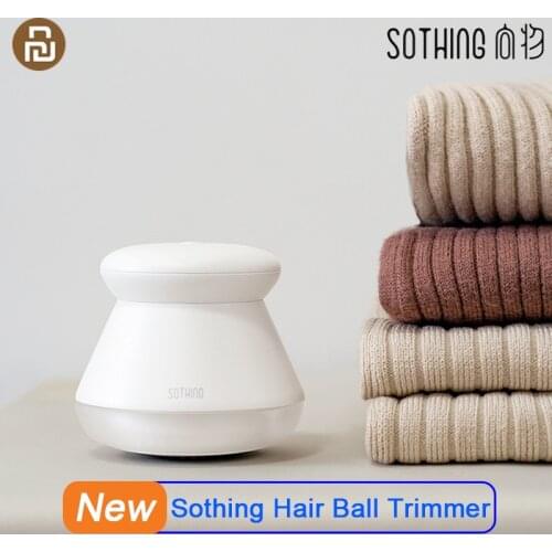 Youpin Sothing Mini Portable Lint Remover Hair Ball Trimmer Sweater Remover 6 leaf cutter head Motor Trimmer Brush with Light
