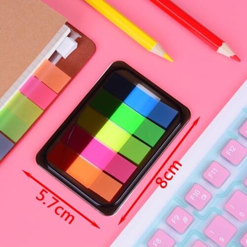 100Pc Transparent Memo Sticker DIY Bookmark Flags Tab Marker Sticky Notes School Stationery Supplies