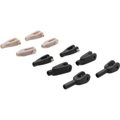 20PCS DIY Model Accessories M2/M2.2/M2.5/M3 Rod Collet Nylon Horn Clevis Coupler Linkage Pull Tie Rod Chuck U-clamp for RC Boat
