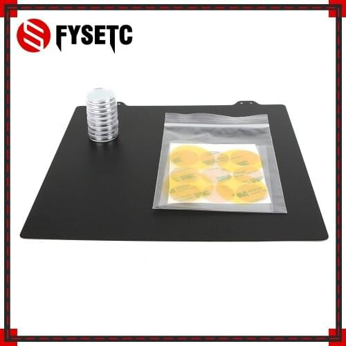 300x300mm Double Sided Textured PEI Spring Steel Sheet + Magnet To Being Magnetic Hot Bed For CR-10S CR10S Lulzbot Taz6