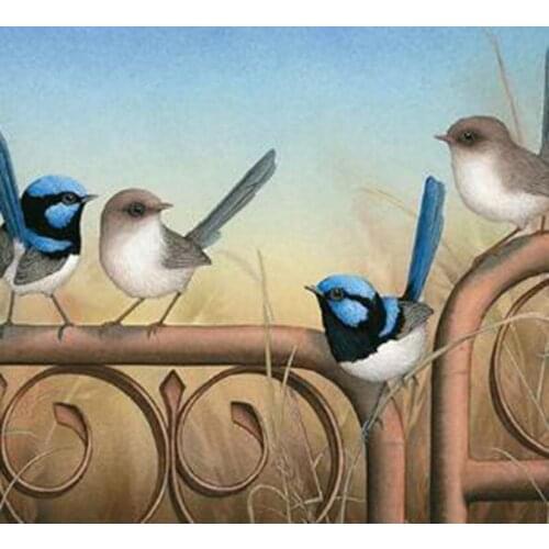 5D DIY Diamond Painting Square/Round Diamond Animal Painting Bird Picture Cross Stitch Embroidery Decoration Artwork TX071