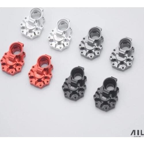 ALLRC 4PCS 6061 CNC Aluminum alloy Optional upgrade Rear wheel after the cup cover for 1/10 trax trx-4 crawler rc car parts