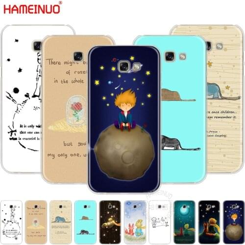 HAMEINUO little prince fox quotes cell phone case cover for Samsung Galaxy A3 A310 A5 A510 A7 A8 A9 2016 2017