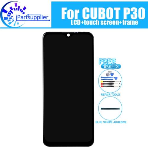 CUBOT P30 LCD Display+Touch Screen Digitizer +Frame Assembly 100% Original New LCD+Touch Digitizer for CUBOT P30+Tools