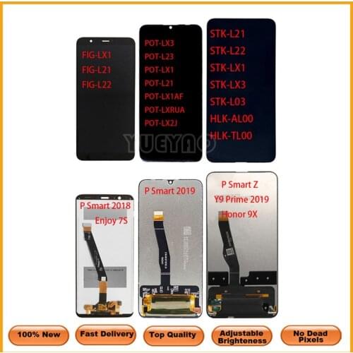 LCD Display Sensor For Huawei P Smart FIG-LX1 LX2 LX3/ P Smart Z Y9 Prime 2019 / P smart 2019 POT-LX1AF Touch Screen Assembly
