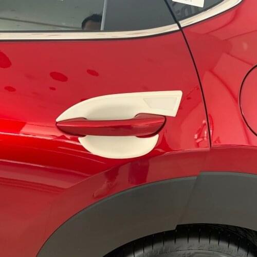 For Mazda Cx-30 Cx30 2020 2021 ABS Chrome Side door Door bowl cover trim Door handle bowl cup protector car styling frame