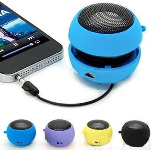Burger Style Hamburger Mini Column Speaker Stereo Sound Box Loudspeaker Audio Music MP3 Player for Mobile Phone Table