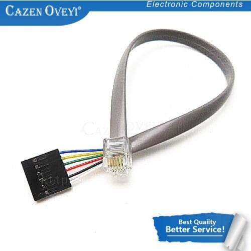 1pcs/lotSP crystal head RJ11 turn SIP-6 download line MPLABD3 matchingD2 PICKIT3 In Stock