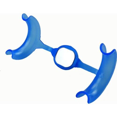 Dental Cheek Retractor M Shape with Mirror Mouth Opener Intraoral Oral Teeth Whitening Cleaning Instrument Lip Health Tools