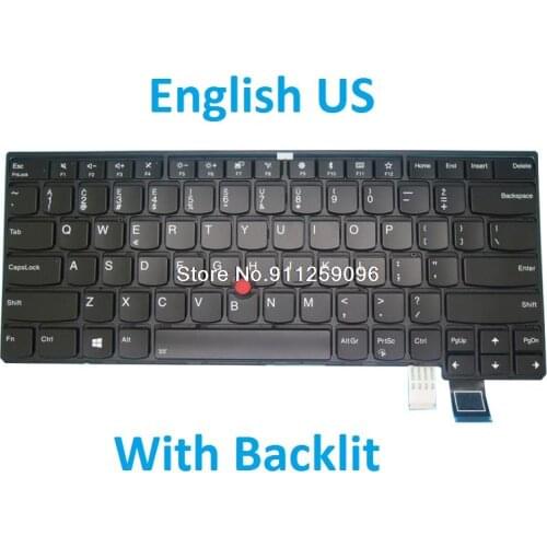 Laptop Keyboard For Lenovo For Thinkpad T460P T470P English US 01EP466 01EP507 SN20L82376 SN20L82416 With Backlit New