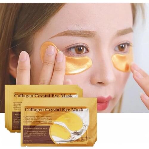 Collagen Crystal Eye Mask Face Mask Gel Eye Patches For Eye Bags Wrinkle Dark Circles Eye Pads Skin Care Eyelash Patch Lashes