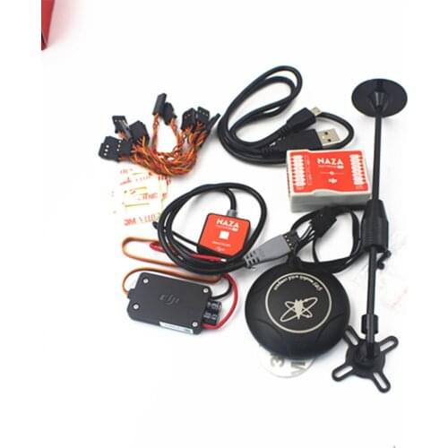 DJI Naza M Lite Multi Flyer Version Flight Control Controller w/ PMU Power Module & LED &Cables & M8N GPS & stand holder
