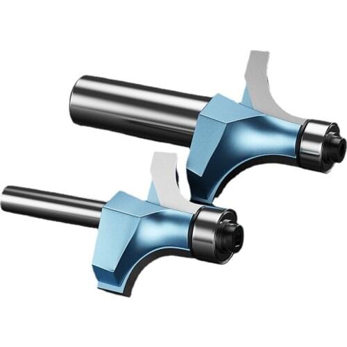 1/2 1/4inch Wood Work Circular Angle Knife Use for Engraving Trimming Machine R-shape Chamfer Milling Cutter Slotting Router Bit